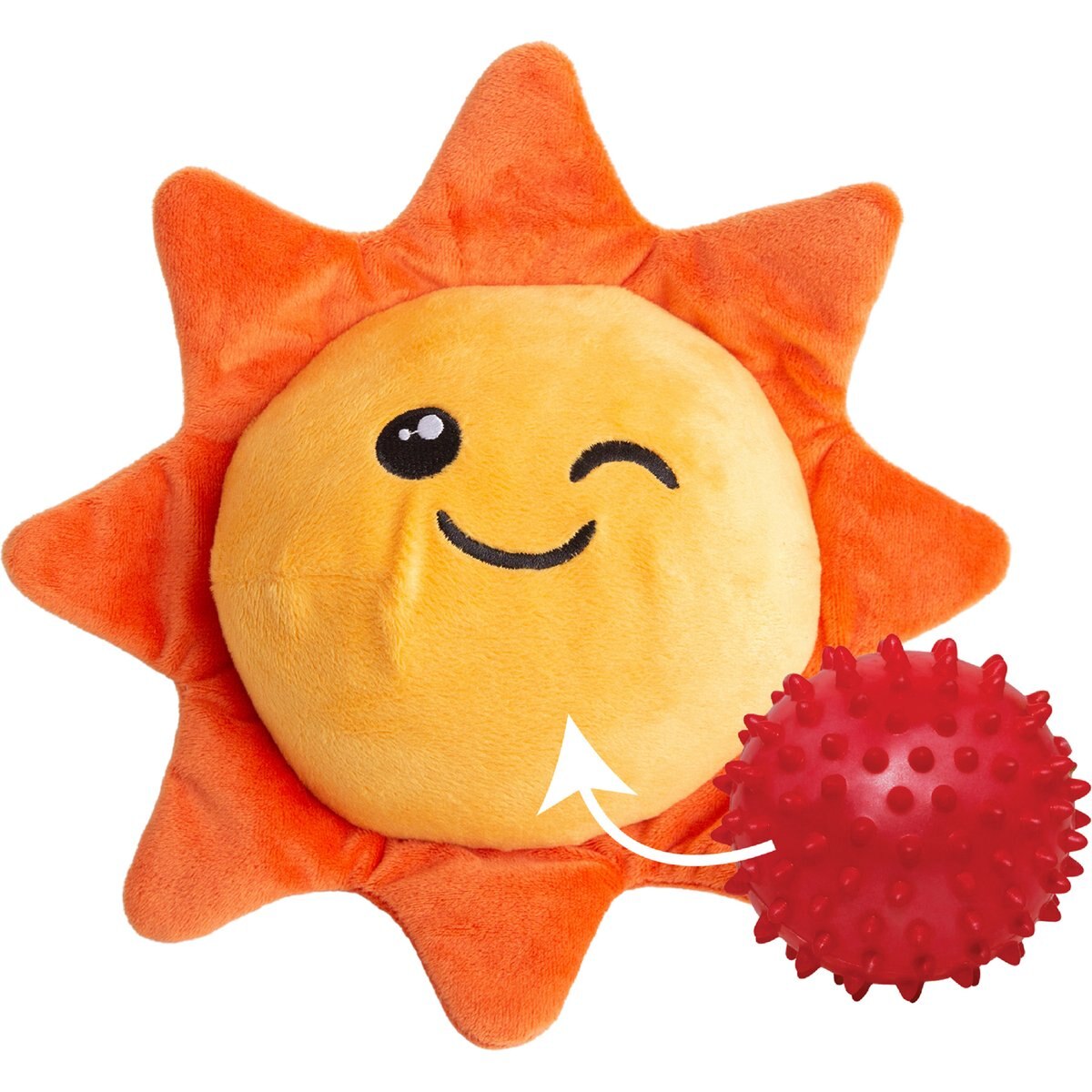 Snugarooz Sweet Sunshine 2 in 1 Squeaky Dog Plush Toy