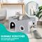 Show in main carousel: Heeyoo Polyester Indoor Cat House with Fluffy Ball & Scratch Pad, Light Grey slide 6 of 10