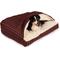 Show in main carousel: Snoozer Pet Products Indoor/Outdoor Holiday Print Rectangle Cozy Cave Dog Bed, Buffalo Check, Medium slide 3 of 5