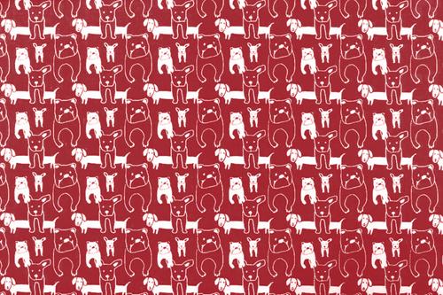 Show full view: Snoozer Pet Products Indoor/Outdoor Holiday Print Cozy Cave Crate Dog Bed, Pedigree Red, Medium slide 5 of 5