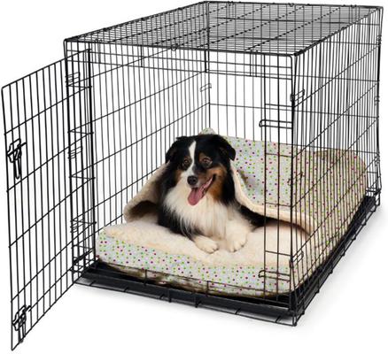 Show full view: Snoozer Pet Products Indoor/Outdoor Holiday Print Cozy Cave Crate Dog Bed, Holiday Dots, Small slide 4 of 6