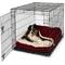 Show in main carousel: Snoozer Pet Products Indoor/Outdoor Holiday Print Cozy Cave Crate Dog Bed, Buffalo Check, Large slide 3 of 5