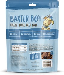 Baxter Boy Freeze-Dried Beef Liver Dog Chew Treats, 5-oz bag slide 2 of 2