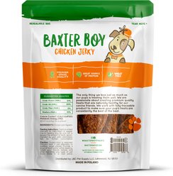 Baxter Boy Chicken Grain-Free Jerky Dog Treats, 6-oz bag slide 2 of 2
