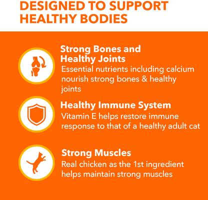 Show full view: Iams Proactive Health Healthy Senior Chicken Recipe Dry Cat Food, 16-lb bag slide 4 of 10