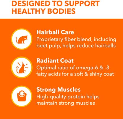 Show full view: Iams ProActive Health Adult Hairball Care with Chicken & Salmon Dry Cat Food, 3.5-lb bag slide 4 of 10