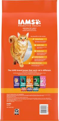 Show full view: Iams Proactive Health Healthy Adult Chicken Recipe Dry Cat Food, 7-lb bag slide 3 of 10