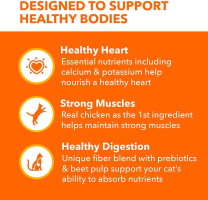 Show full view: Iams Proactive Health Healthy Adult Chicken Recipe Dry Cat Food, 16-lb bag slide 4 of 10