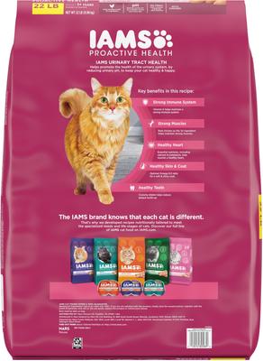 Show full view: Iams ProActive Health Urinary Tract Health with Chicken Adult Dry Cat Food, 22-lb bag slide 3 of 10