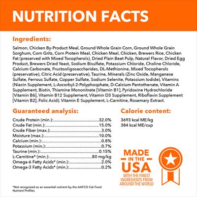 Show full view: Iams ProActive Health Salmon Recipe Adult Dry Cat Food, 7-lb bag slide 6 of 11