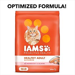 Iams ProActive Health Salmon Recipe Adult Dry Cat Food, 32-lb bundle  slide 2 of 9