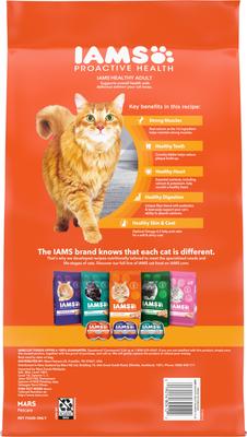 Show full view: Iams ProActive Health Salmon Recipe Adult Dry Cat Food, 7-lb bag slide 3 of 11