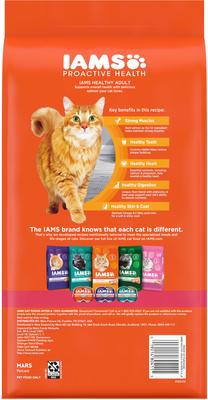 Show full view: Iams ProActive Health Salmon Recipe Adult Dry Cat Food, 3.5-lb bag slide 3 of 11