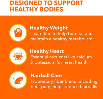 Show full view: Iams Proactive Health Indoor Weight & Hairball Care Chicken & Turkey Recipe Dry Cat Food, 16-lb bag slide 4 of 10