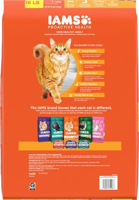 Show full view: Iams ProActive Health Healthy Adult Original with Chicken Dry Food + Greenies Feline SmartBites Healthy Skin & Fur Chicken Flavor Cat Treats slide 4 of 10