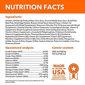 Iams Proactive Health Healthy Senior Chicken Recipe Dry Cat Food, 16-lb bag
