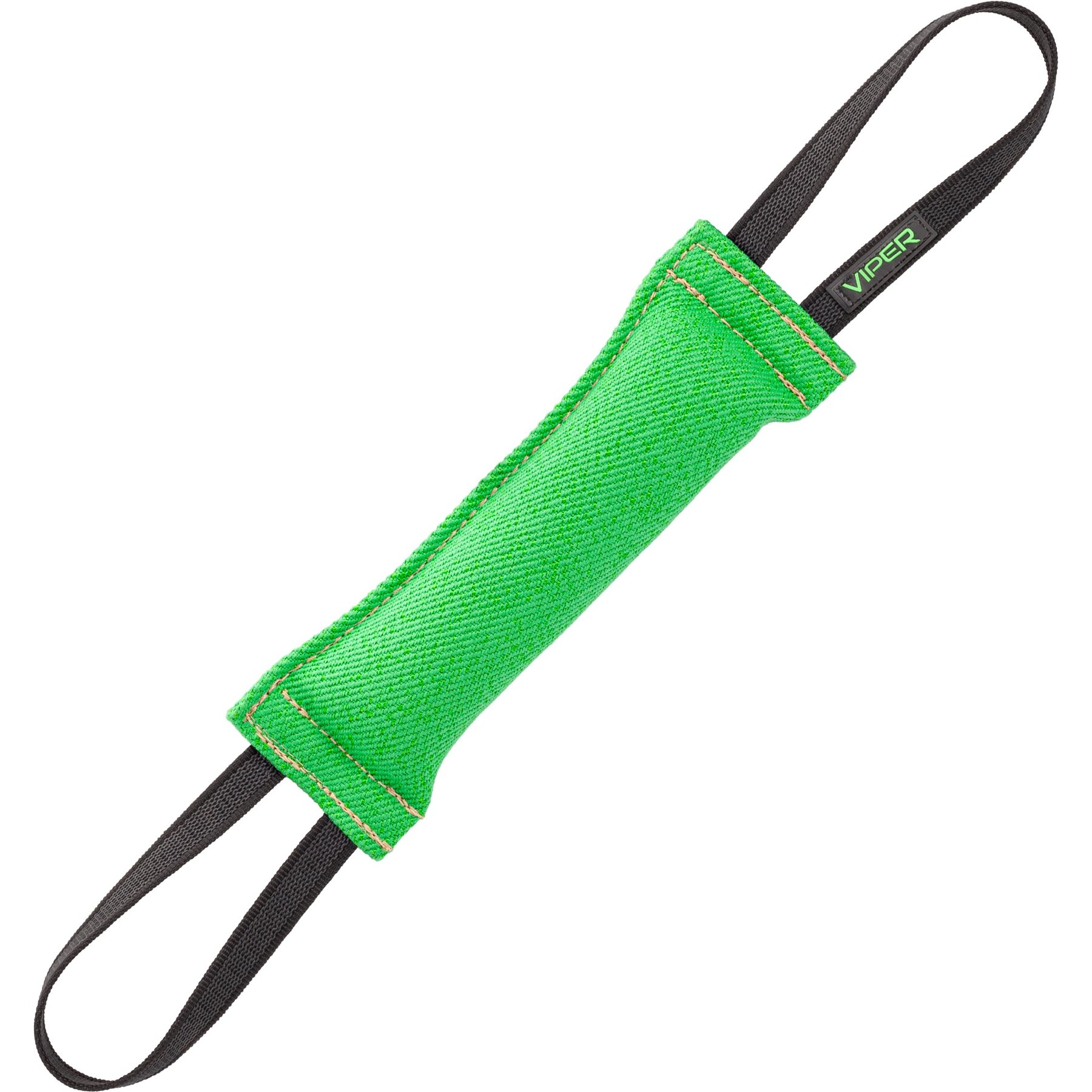 Viper French Linen Tug Dog Toy, Green, 12-in