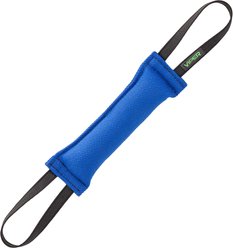 Viper French Linen Tug Dog Toy, Blue, 12-in
