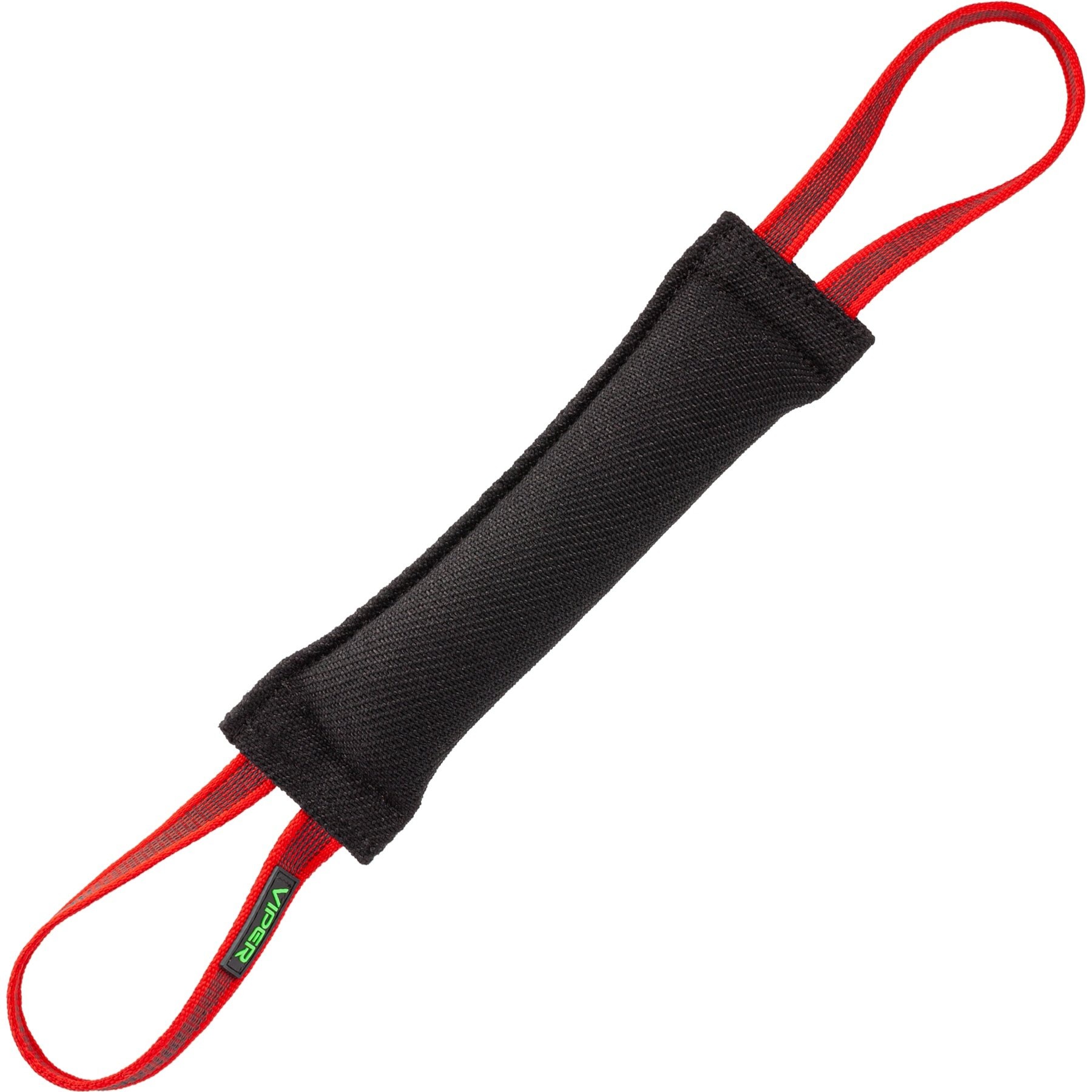 Viper French Linen Tug Dog Toy, Black, 12-in