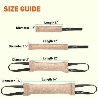 Show full view: Viper Jute Tug Dog Toy, Tan, 12-in slide 4 of 5