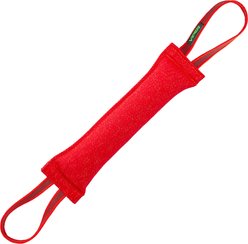 Viper French Linen Tug Dog Toy, Red, 16-in