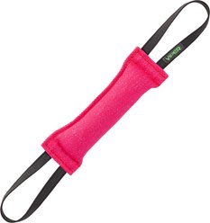 Viper French Linen Tug Dog Toy, Pink, 12-in