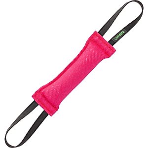 Viper French Linen Tug Dog Toy, Pink, 12-in