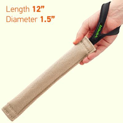 Show full view: Viper Jute Dog Reward Tug Dog Toy, Tan, 12-in slide 3 of 5