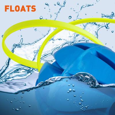 Show full view: Dogline Spiral Ball with Handle Dog Toy, Blue/Yellow, 2-in slide 3 of 8