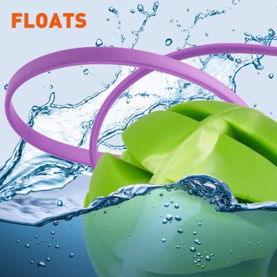 Show full view: Dogline Spiral Ball with Handle Dog Toy, Green/Purple, 2.75-in slide 3 of 8