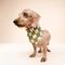 Show in main carousel: The Paws Checkmate Dog Bandana, Green, Small slide 3 of 8