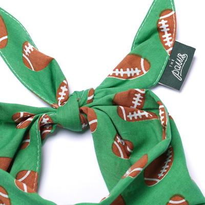 Show full view: The Paws Defender Dog Bandana, Green, Small slide 4 of 5