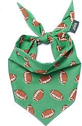 The Paws Defender Dog Bandana, Green, Small