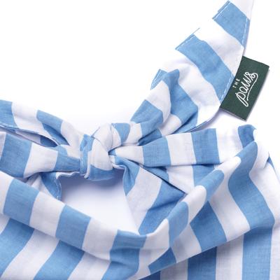 Show full view: The Paws Cabana Dog Bandana, Blue, Small slide 4 of 5