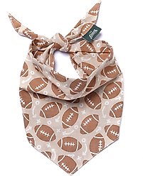 The Paws Blitz Dog Bandana, Brown, Small