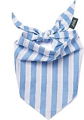 The Paws Cabana Dog Bandana, Blue, Small