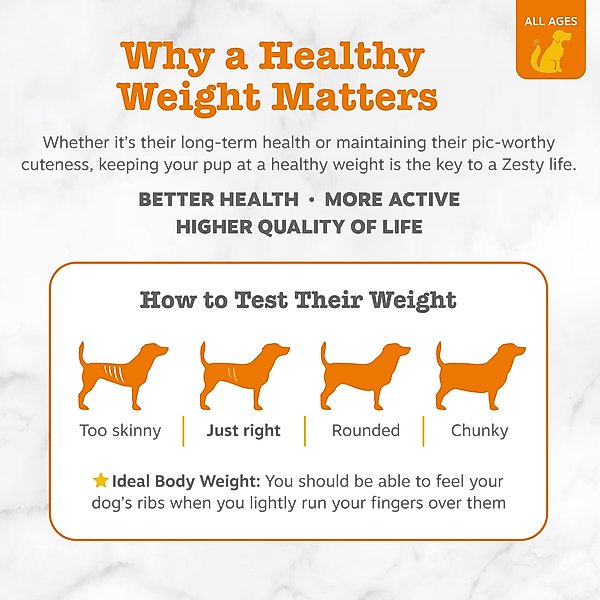 Show full view: Zesty Paws Vet Strength Weight Management Bites Chicken Flavored Chew Supplement for Dogs, 90 count slide 5 of 8