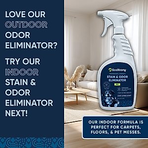 EcoStrong Outdoor Odor Eliminator, 1-gal jug & Multi-Use Sprayer