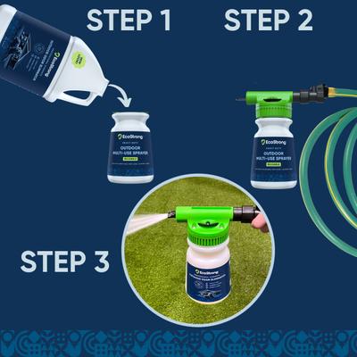Show full view: EcoStrong Outdoor Odor Eliminator, 1-gal jug & Multi-Use Sprayer slide 2 of 11