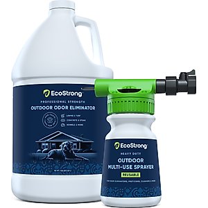 EcoStrong Outdoor Odor Eliminator, 1-gal jug & Multi-Use Sprayer