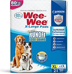 Wee-Wee Puppy Pee Pads, 28 x 34-in + Nylabone Puppy Chew Toy slide 2 of 9
