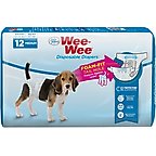 Four Paws Wee-Wee Disposable Dog Diapers. Medium, 12 count