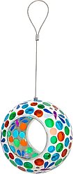 Sunnydaze Decor Mosaic Glass Bird Feeder, Lavender