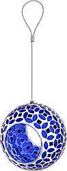 Sunnydaze Decor Mosaic Glass Bird Feeder, Dragonfly Dreams slide 1 of 6
