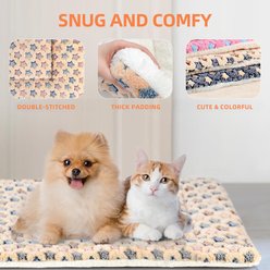 Mora Pets Ultra Soft Reversible Dog & Cat Pad, Brown, 36-in slide 2 of 9