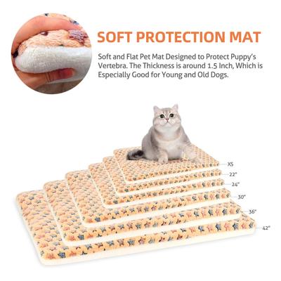 Show full view: Mora Pets Ultra Soft Reversible Dog & Cat Pad, Brown, 42-in slide 4 of 11