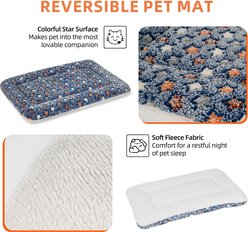 Mora Pets Ultra Soft Reversible Dog & Cat Pad, Dark Blue, 36-in slide 2 of 9