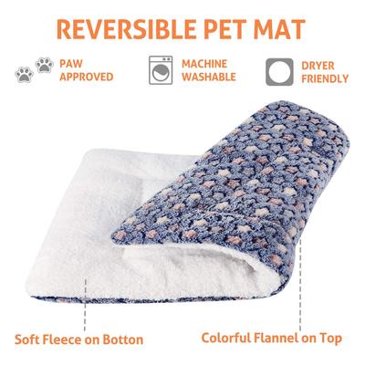Show full view: Mora Pets Ultra Soft Reversible Dog & Cat Pad, Dark Blue, 36-in slide 2 of 10