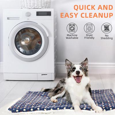 Show full view: Mora Pets Ultra Soft Reversible Dog & Cat Pad, Dark Blue, 36-in slide 7 of 10