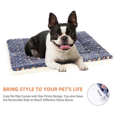 Show full view: Mora Pets Ultra Soft Reversible Dog & Cat Pad, Dark Blue, 30-in slide 4 of 10